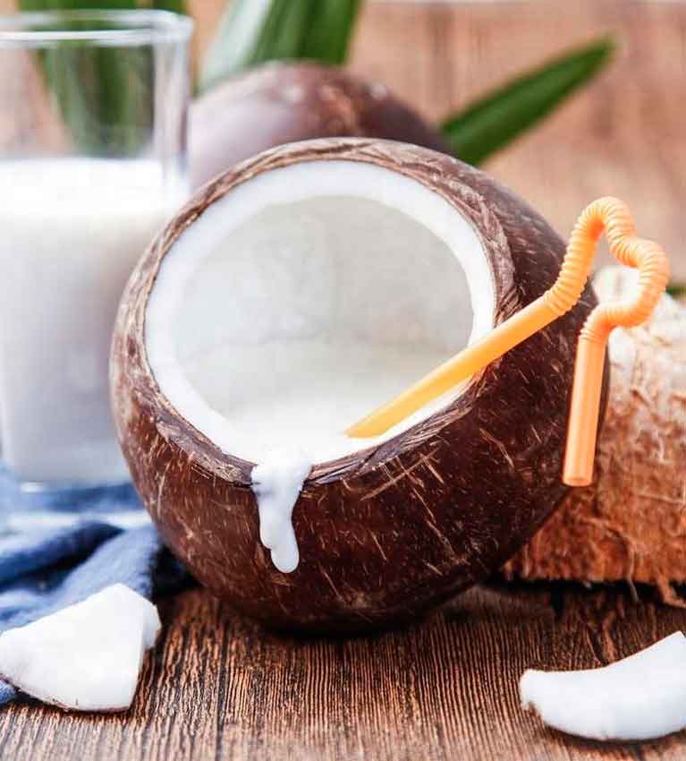 Матча на кокосовом молоке